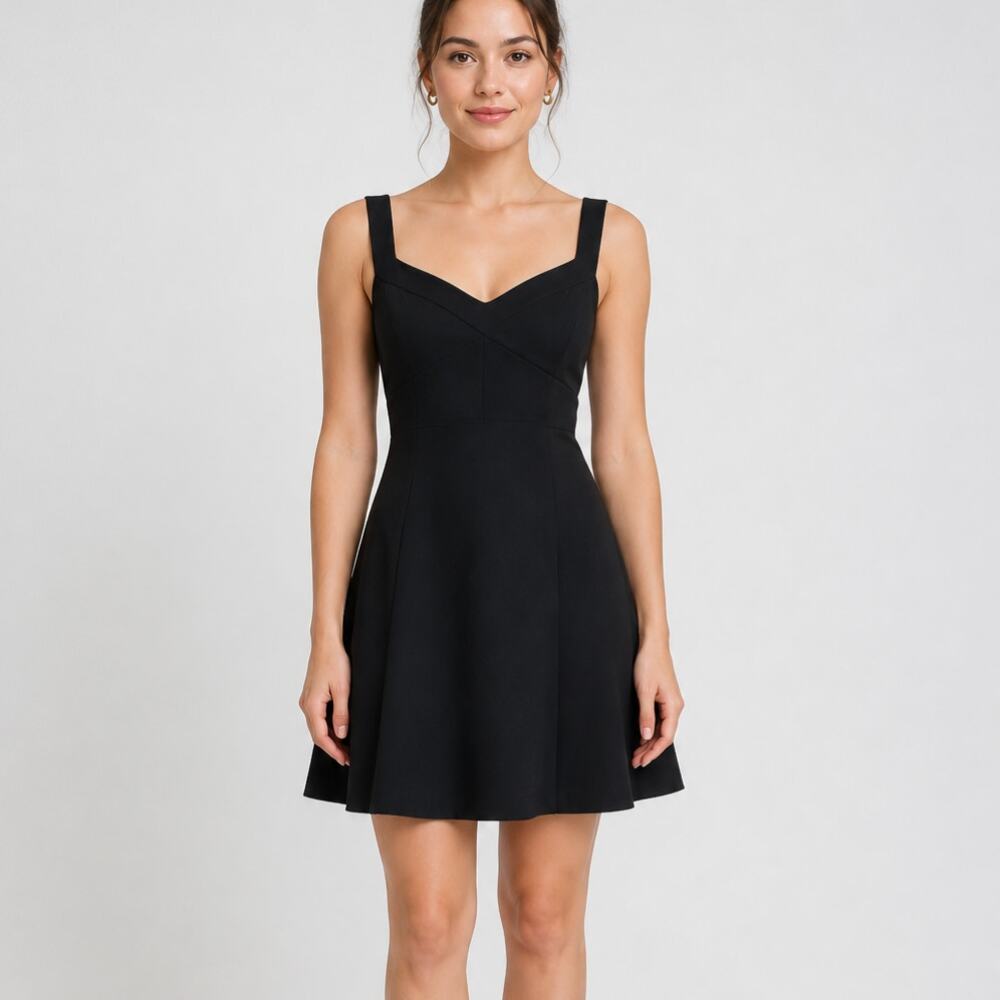 Chaps Dress Women's Size 4 Sweetheart Neckline Cocktail Career Minimalist